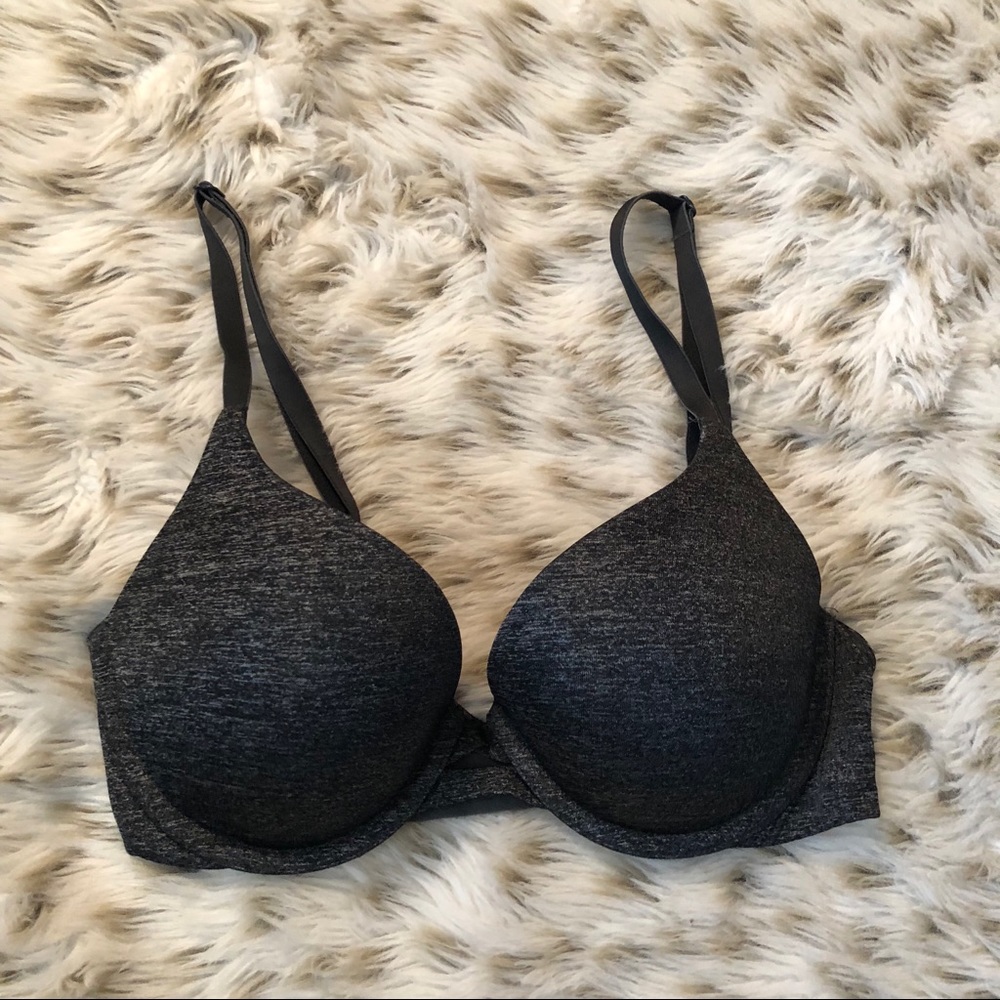 Victoria’s Secret gray padded perfect coverage bra